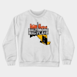 Baltimore Maryland Crewneck Sweatshirt